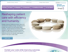 Tablet Screenshot of biologicsinc.com